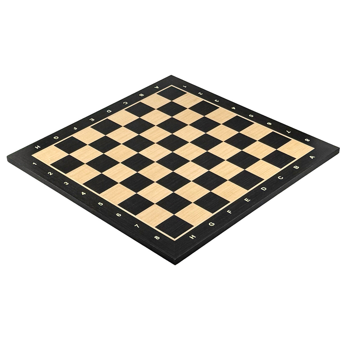 Szachownica Drewniana Heban/Klon Notacja Alfanumeryczna Italfama 48x48cm